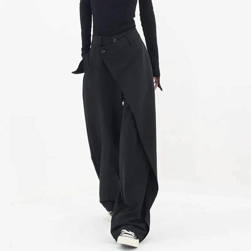 Abby - Asymmetrical Baggy Pants