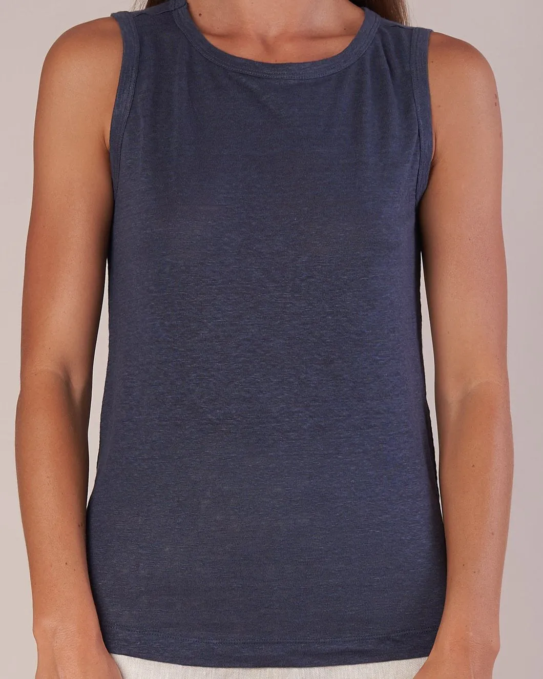 Aceline Linen Tank Top