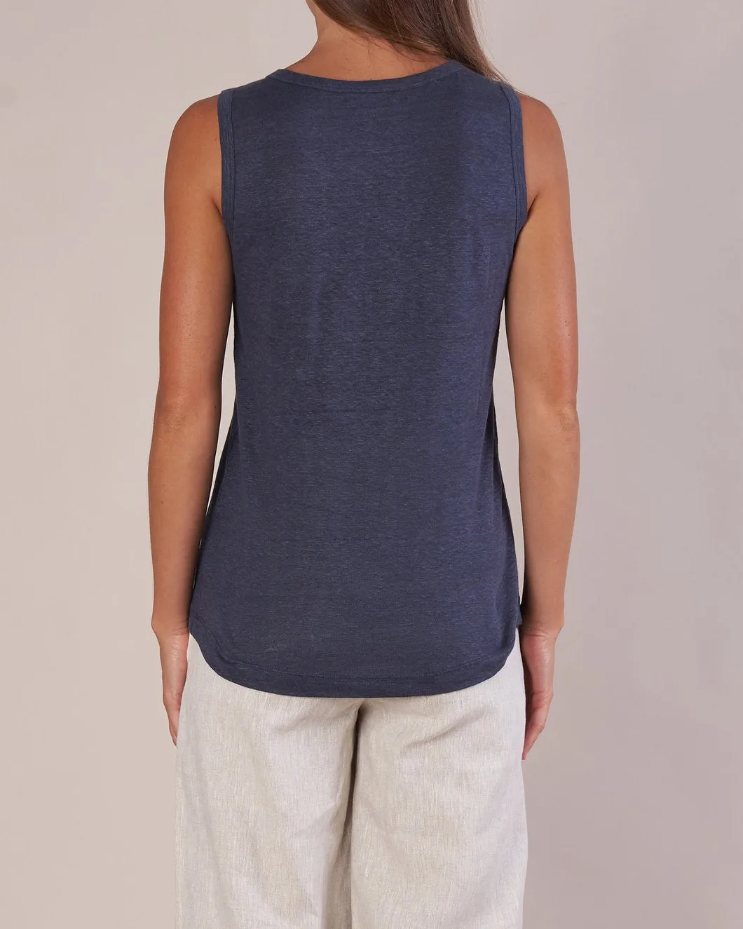 Aceline Linen Tank Top