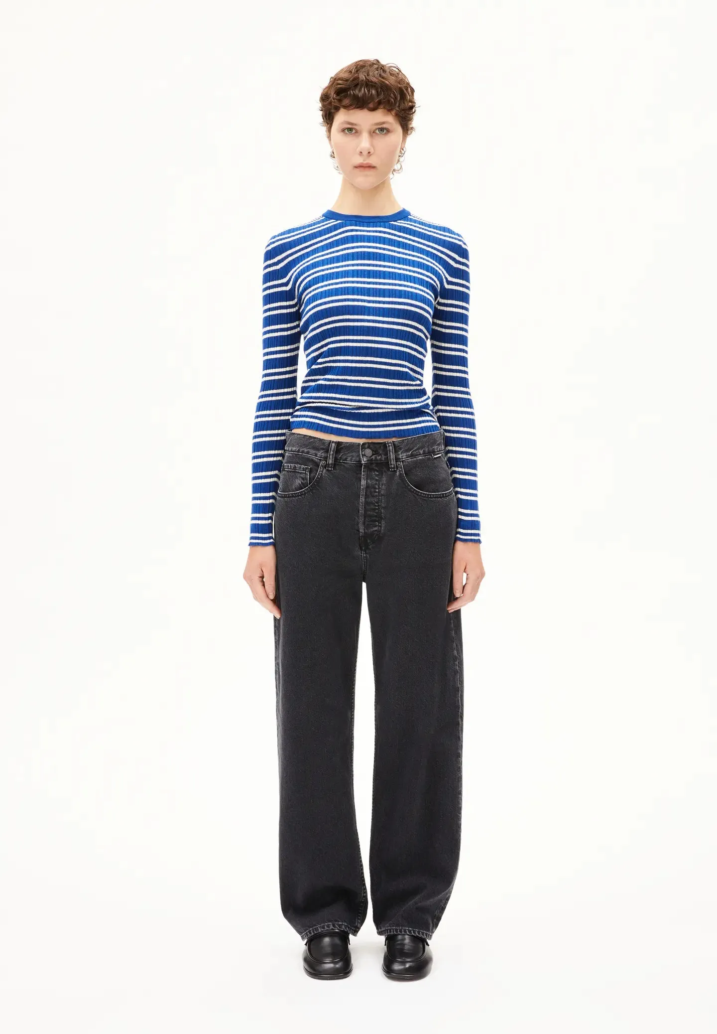 alaania chiffon in stripes