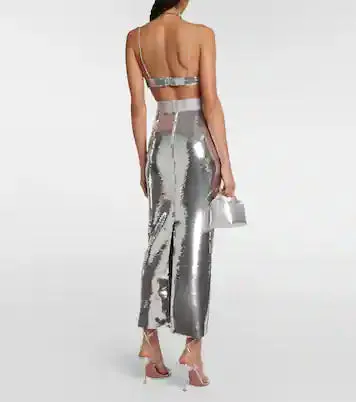 ALEX PERRY Denton sequin-embellished maxi skirt