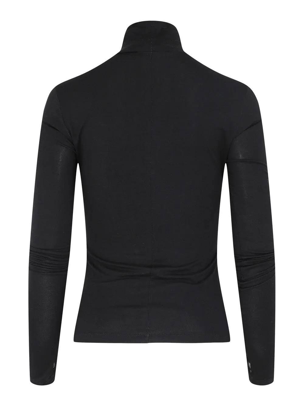 Alice   Olivia x Tom Wesselmann Delaina Long Sleeve Turtleneck Top in Still Life