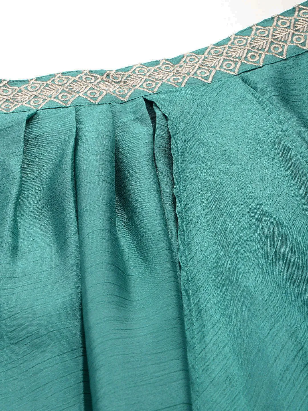 all about you Embroidered Detail Wrap Ethnic Co-ords