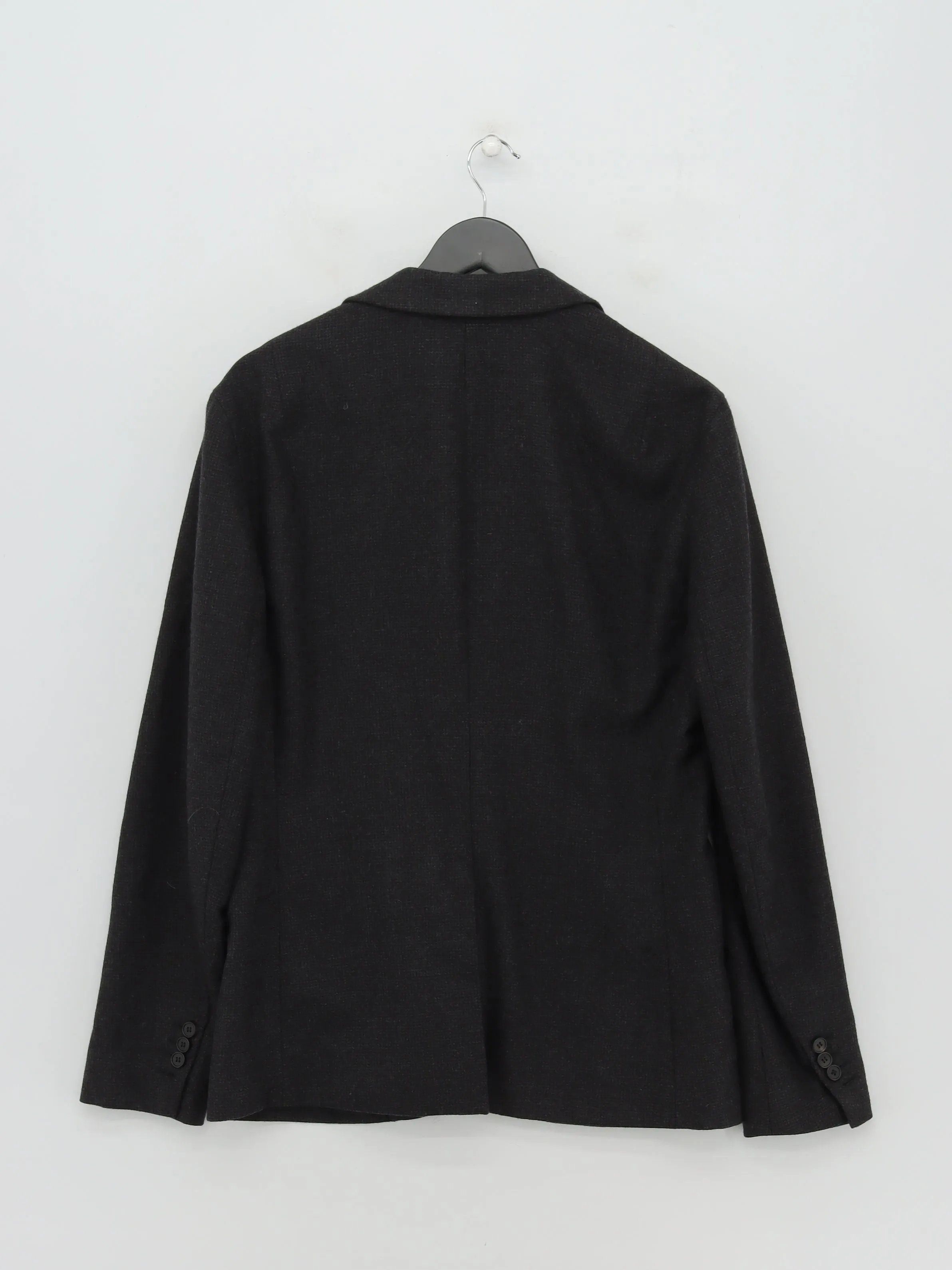 AllSaints Men's Blazer M Grey Wool with Other, Polyester