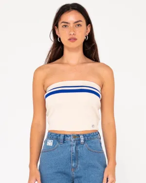 Amelia Strapless Contrast Knit Top