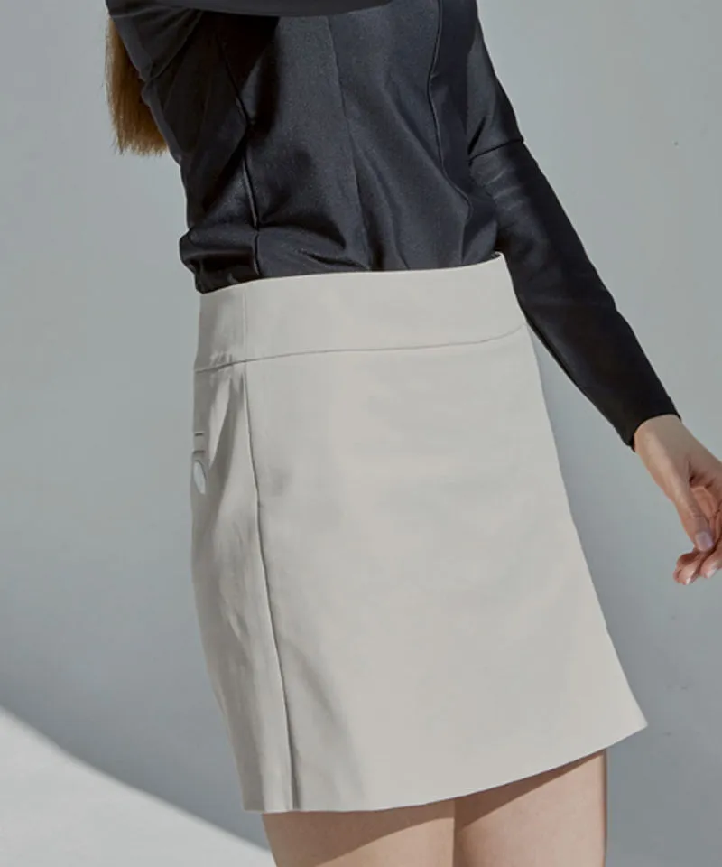 Anell Golf Classic H Skirt Pants - Beige