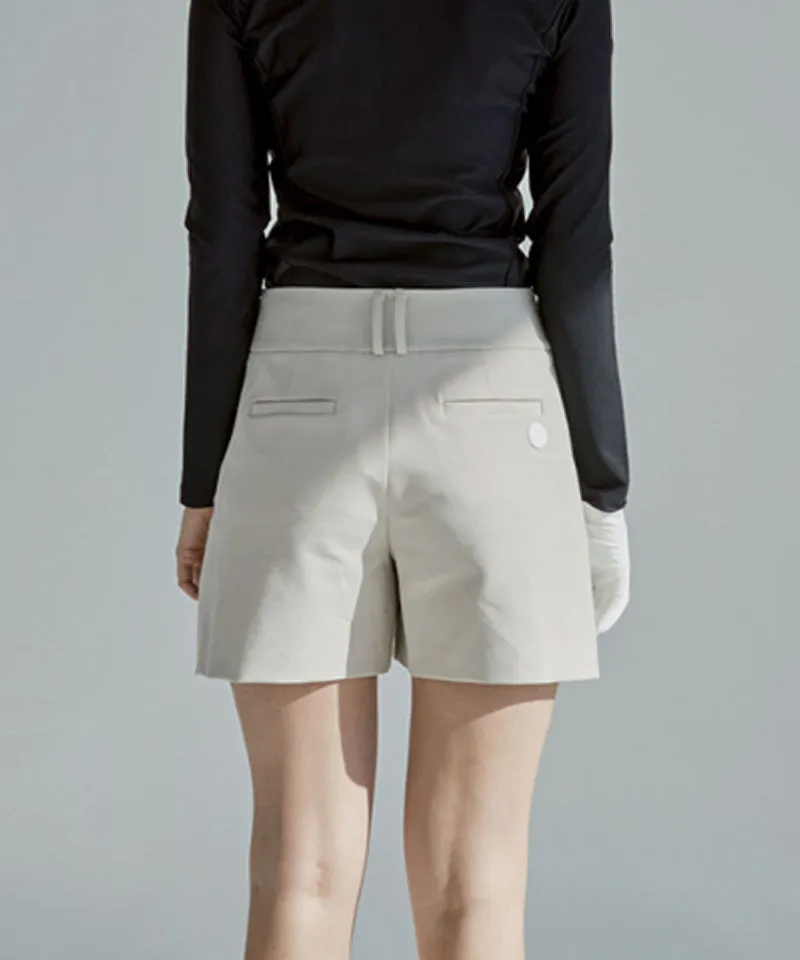 Anell Golf Classic H Skirt Pants - Beige