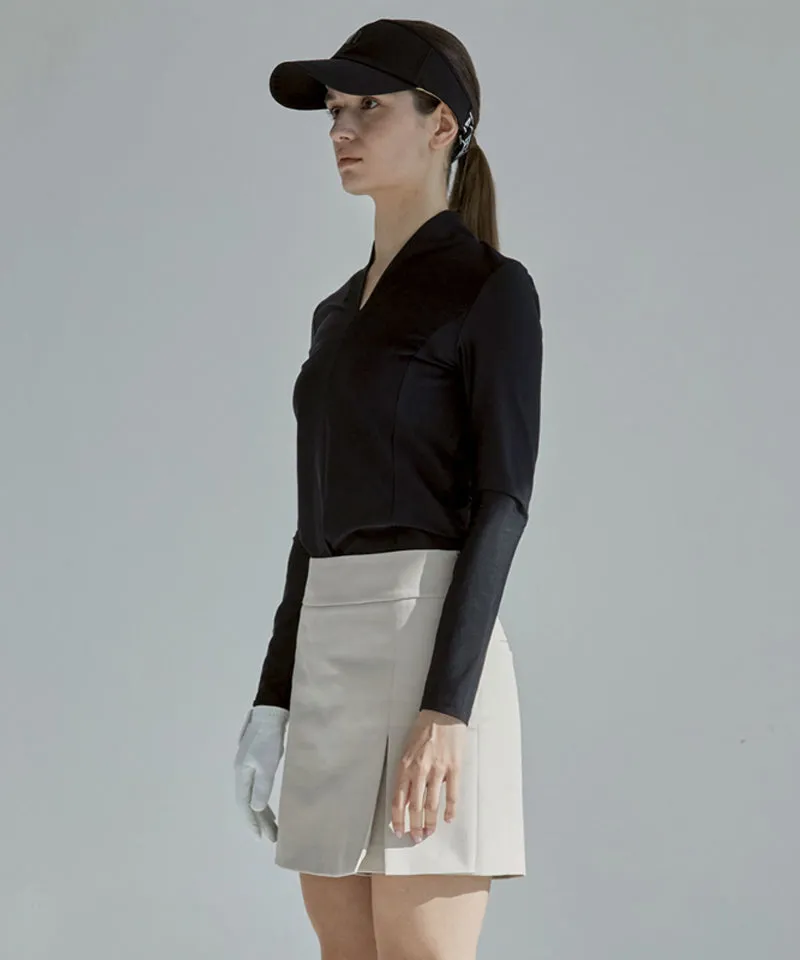 Anell Golf Classic H Skirt Pants - Beige