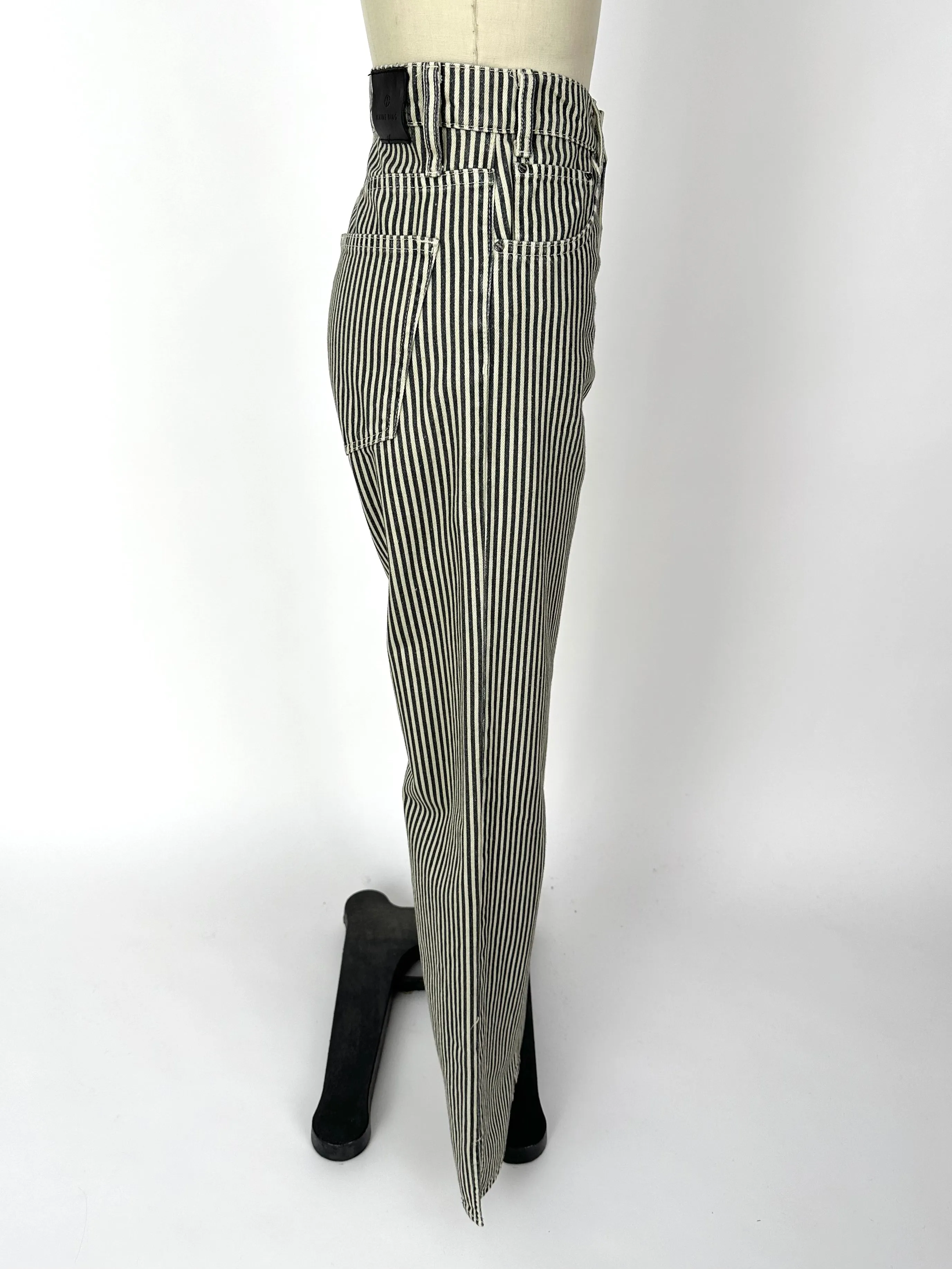 Anine Bing Hickory Stripe Jeans