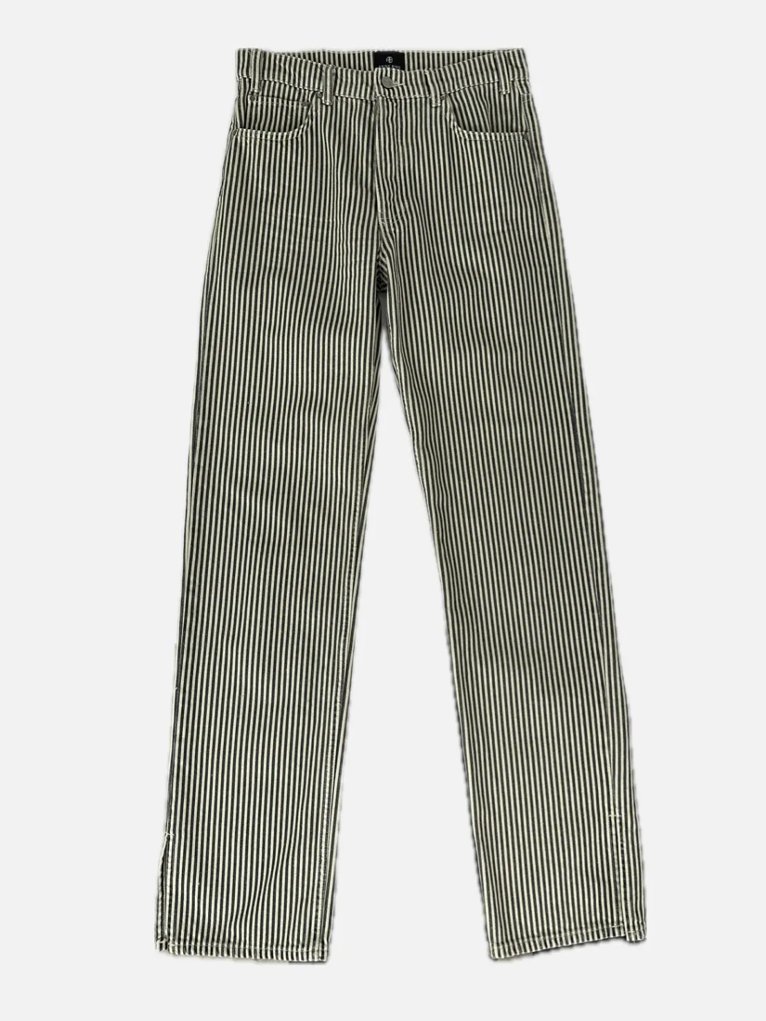 Anine Bing Hickory Stripe Jeans