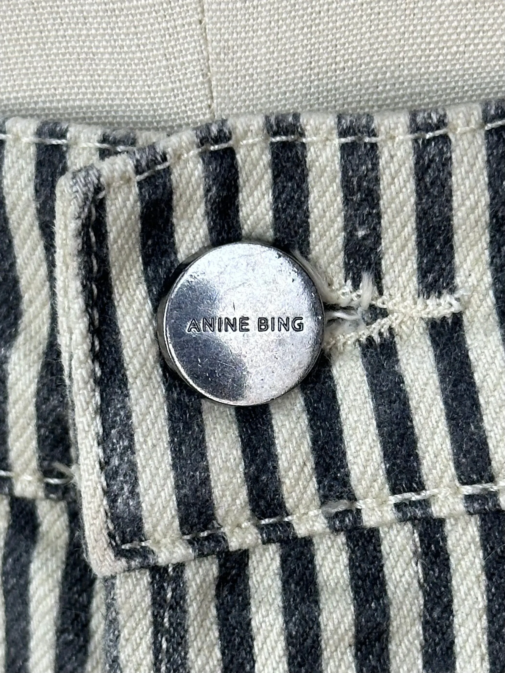 Anine Bing Hickory Stripe Jeans