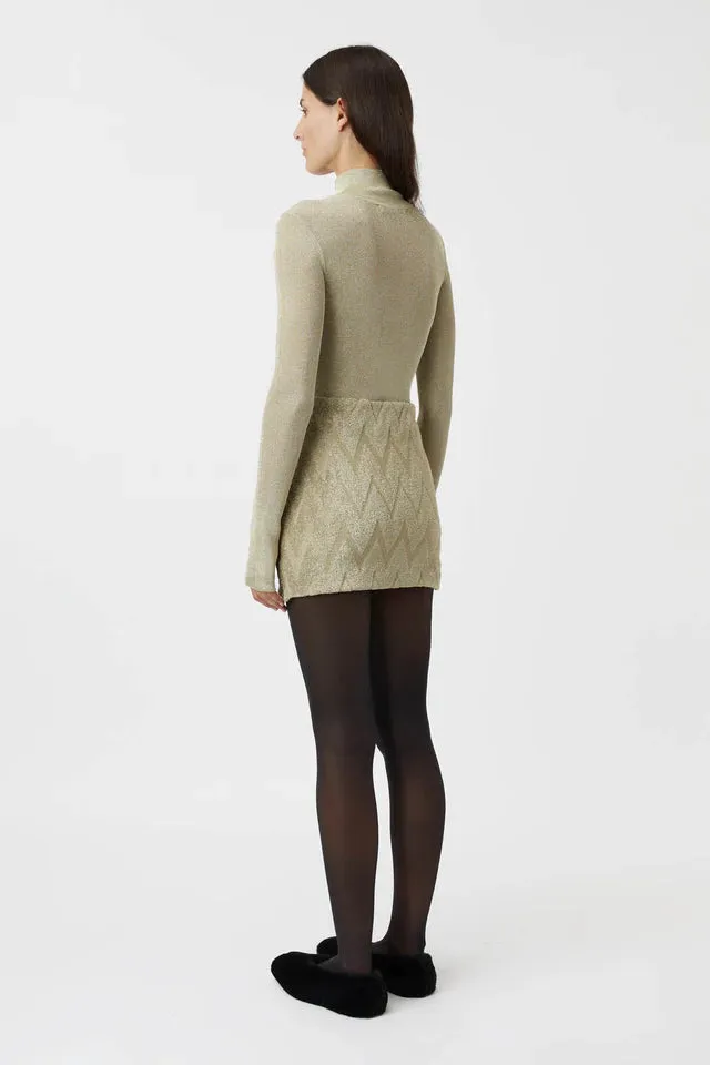 Aretz Turtleneck | Champagne