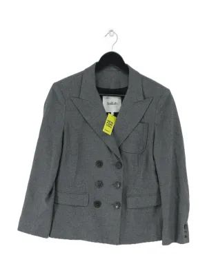 Ba&sh Women's Blazer S Grey Polyester with Elastane, Viscose, Wool