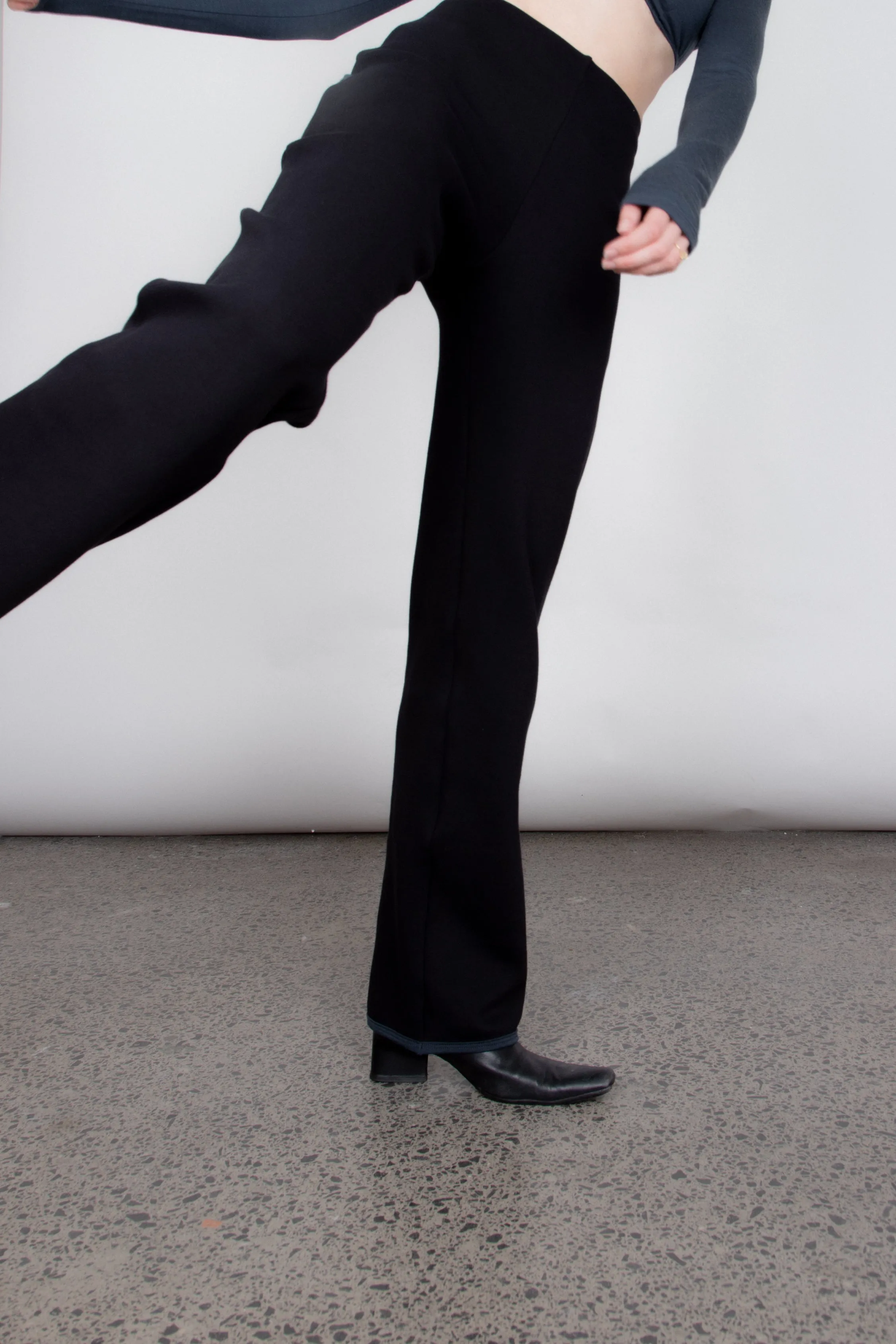 Babs Pant -  Denim on Black (PO)