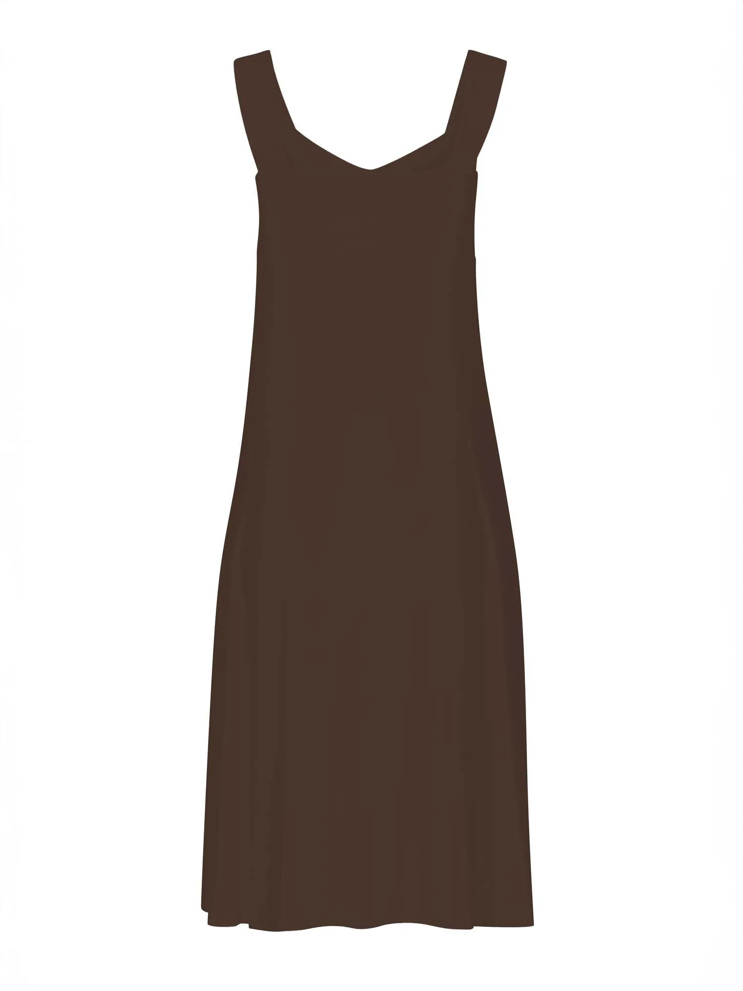 Bamboo Essential Dress - Cocoa