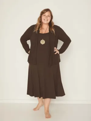 Bamboo Essential Dress - Cocoa