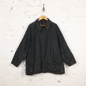 Barbour Beaufort Wax Jacket - Blue - XXL