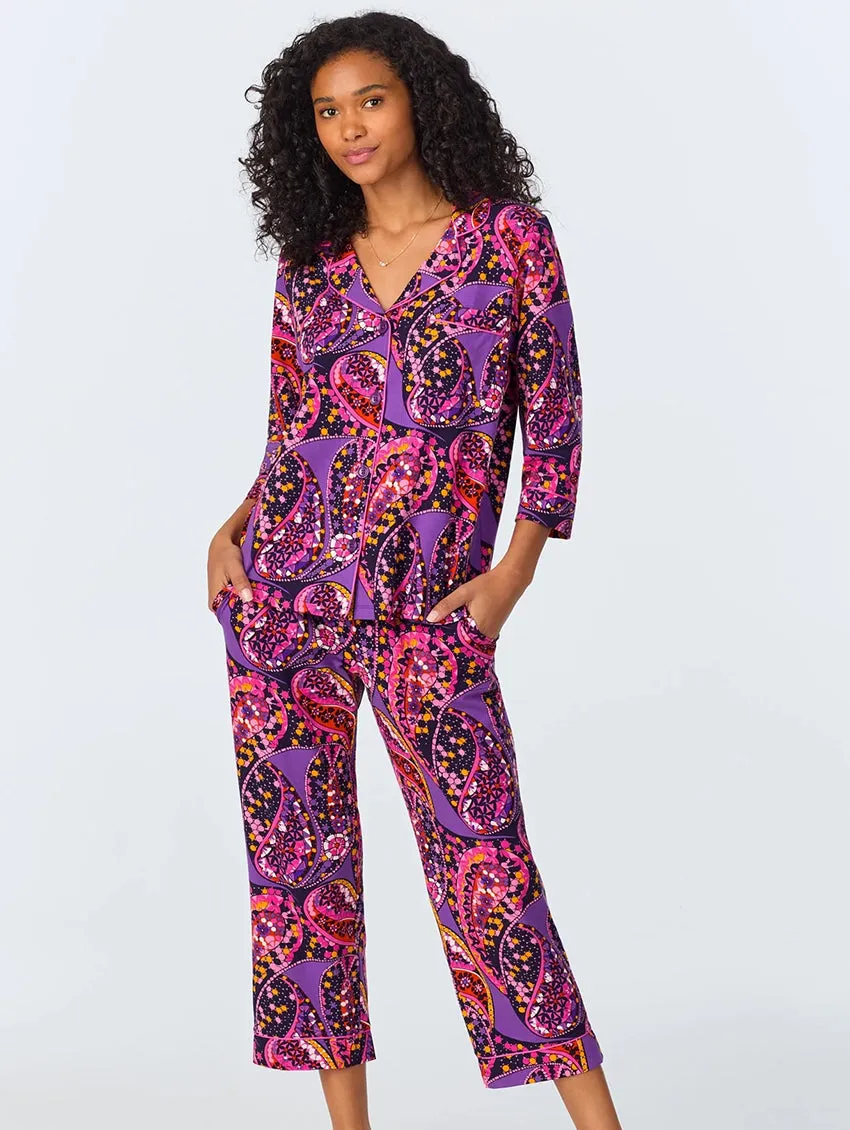 Bed Head x Trina Turk Classic Crop PJ Set