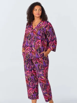 Bed Head x Trina Turk Classic Crop PJ Set