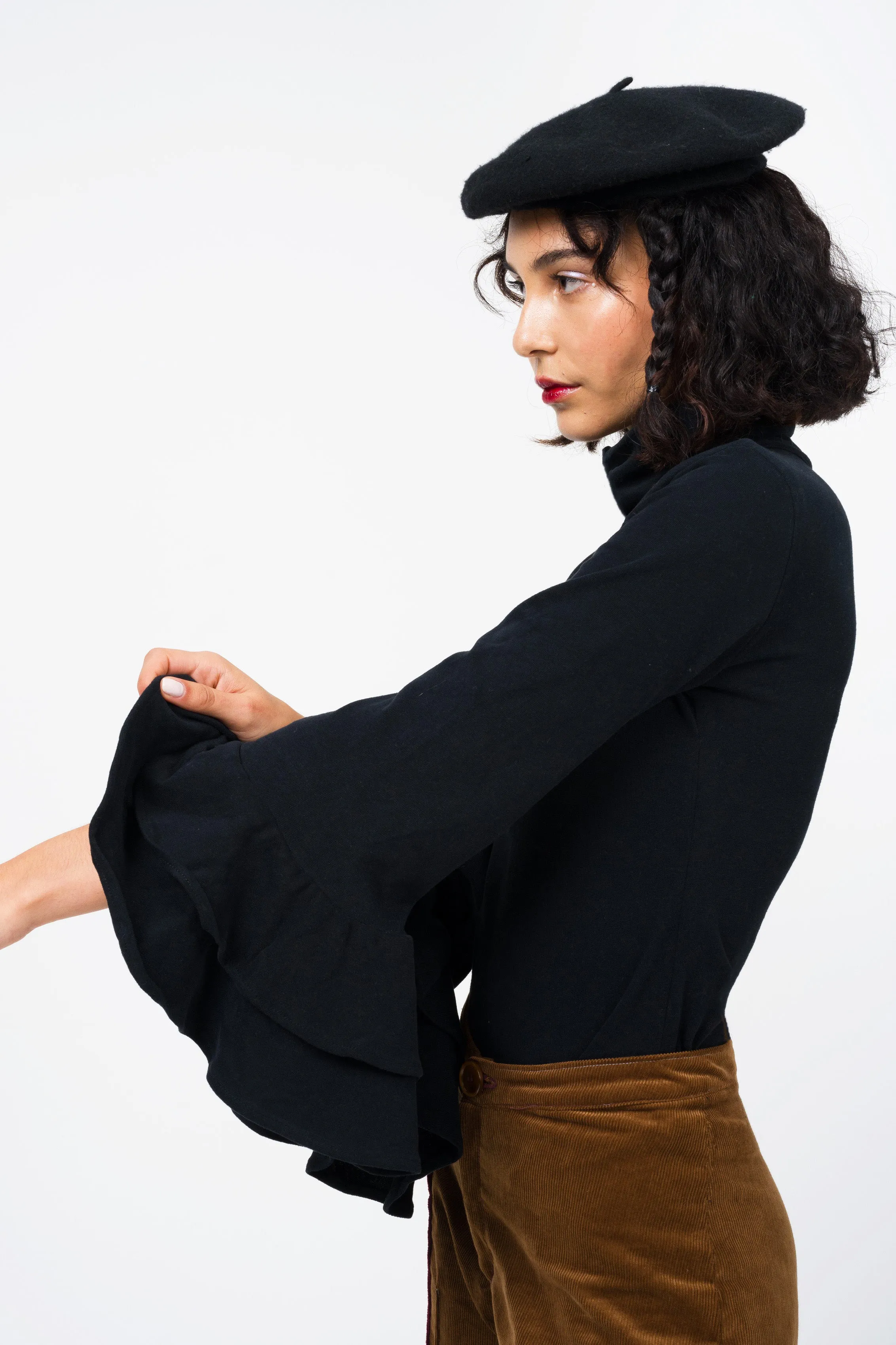 Bell Sleeve Turtleneck