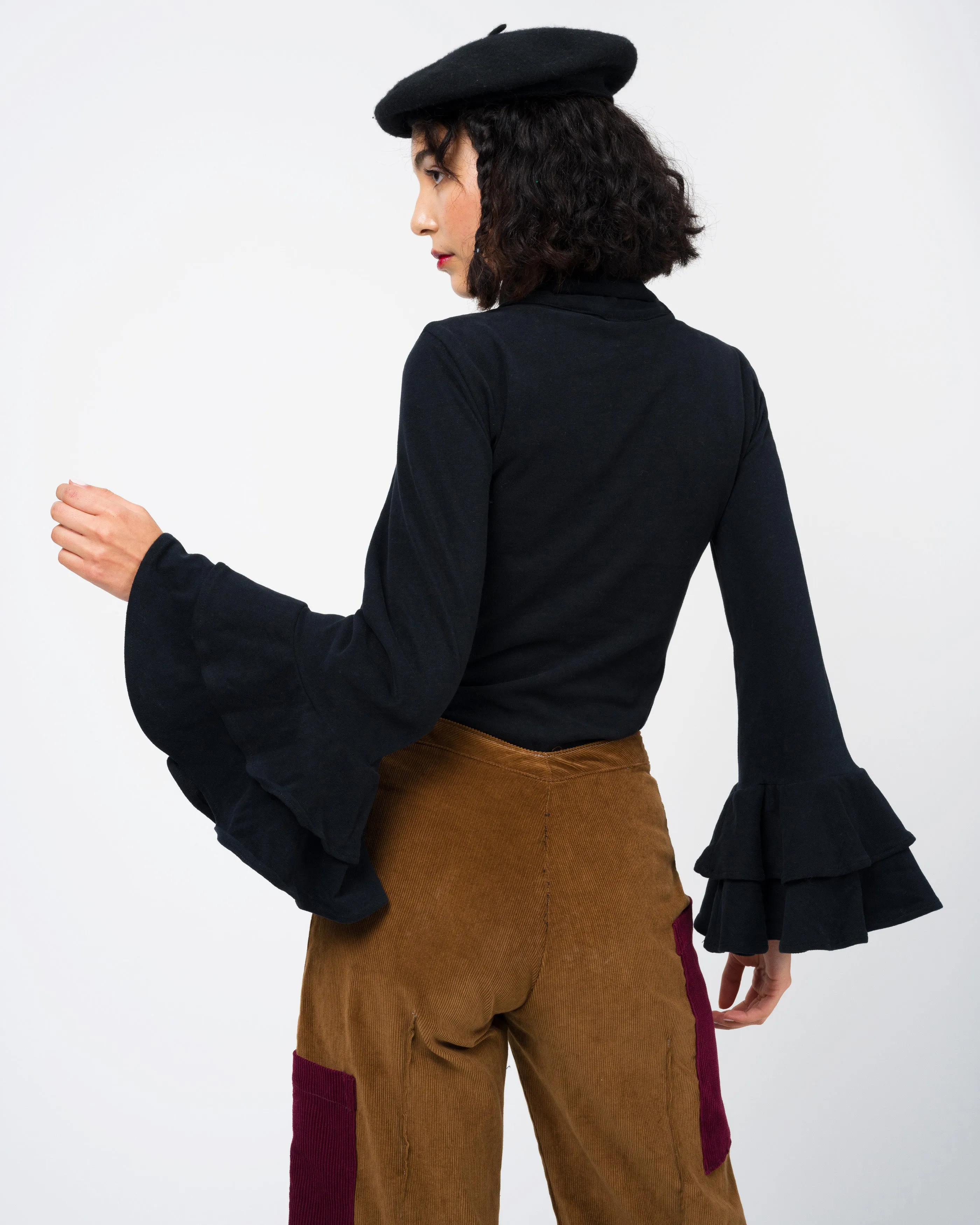 Bell Sleeve Turtleneck