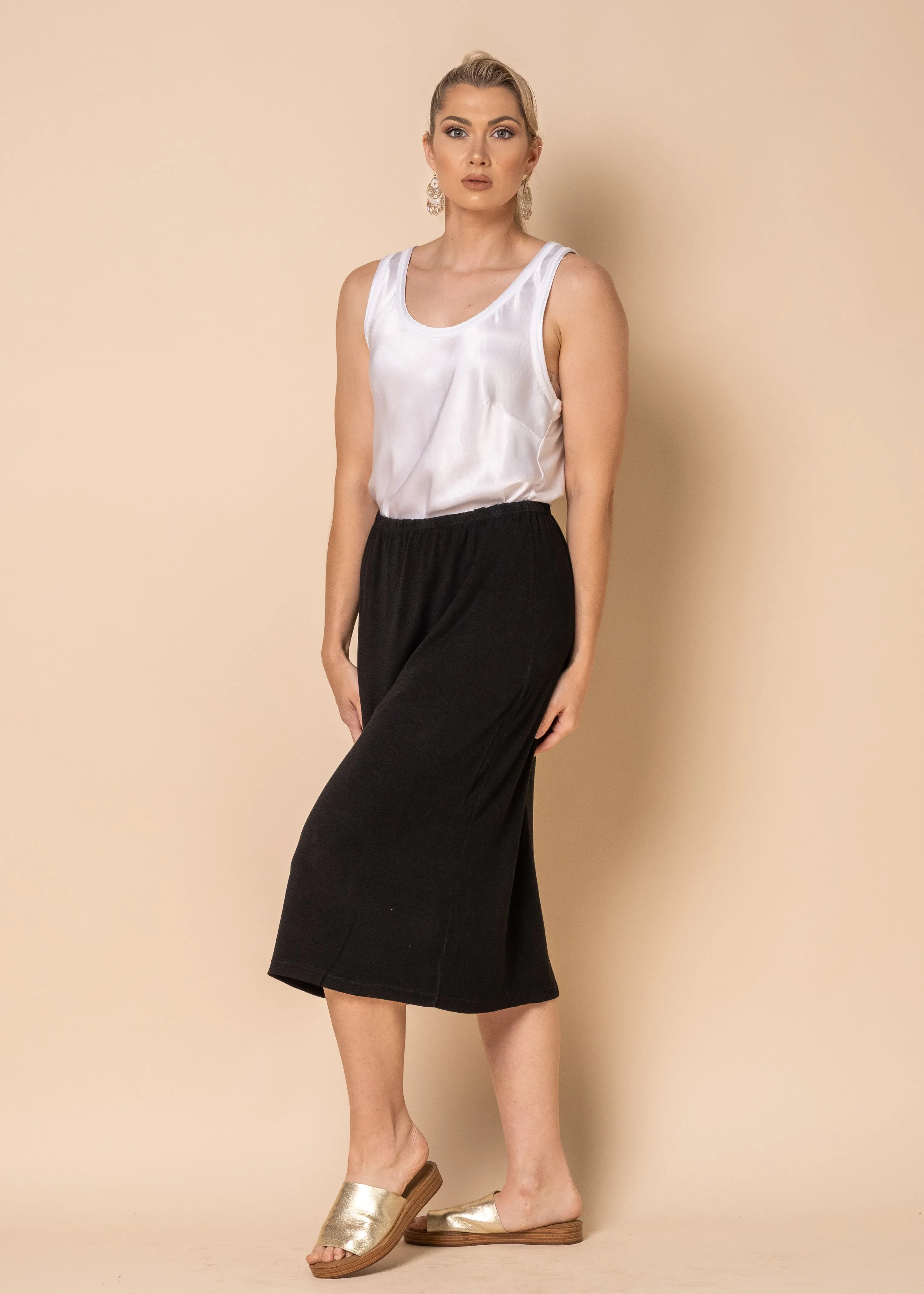 Bellamy Half Slip in Onyx