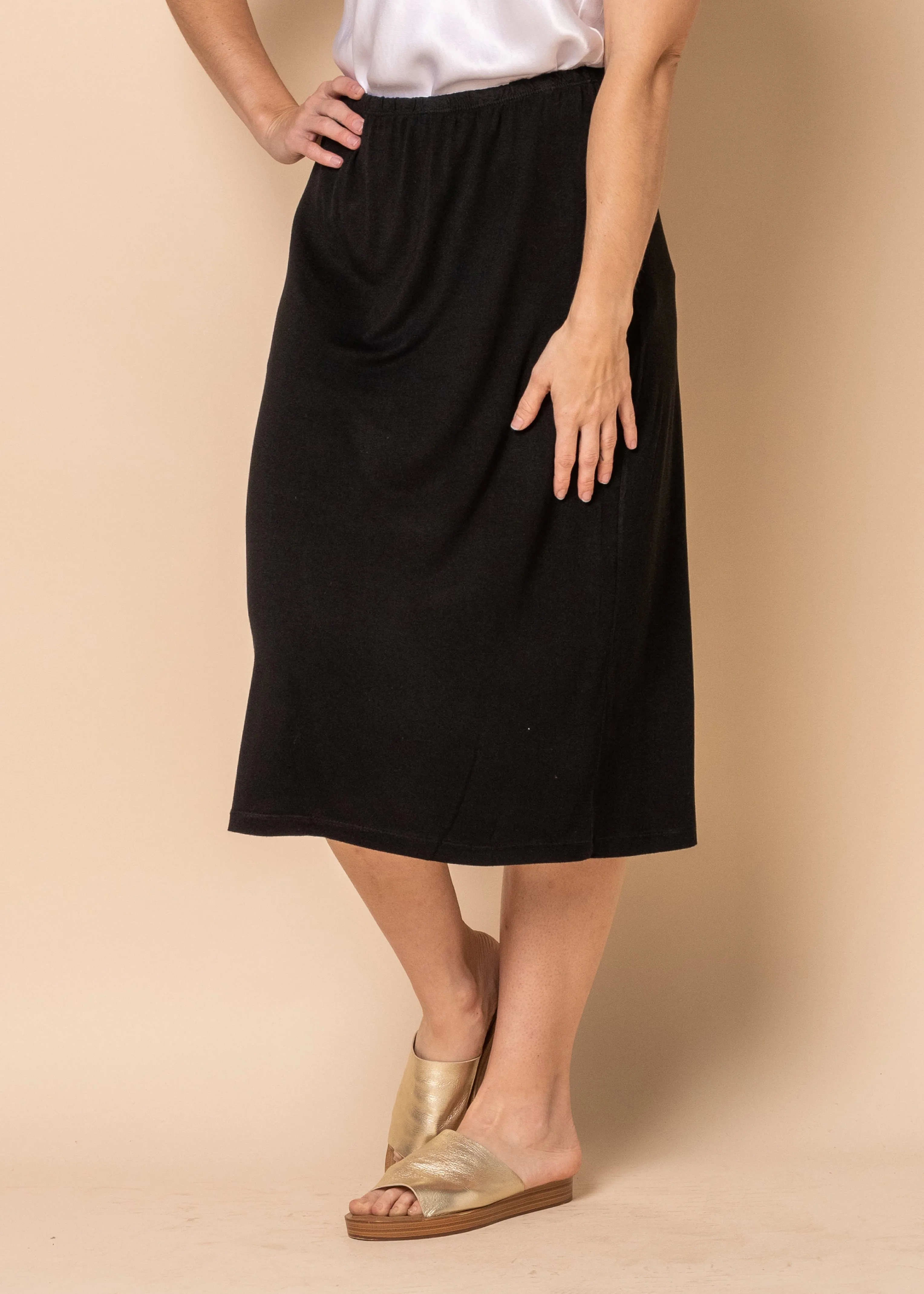 Bellamy Half Slip in Onyx
