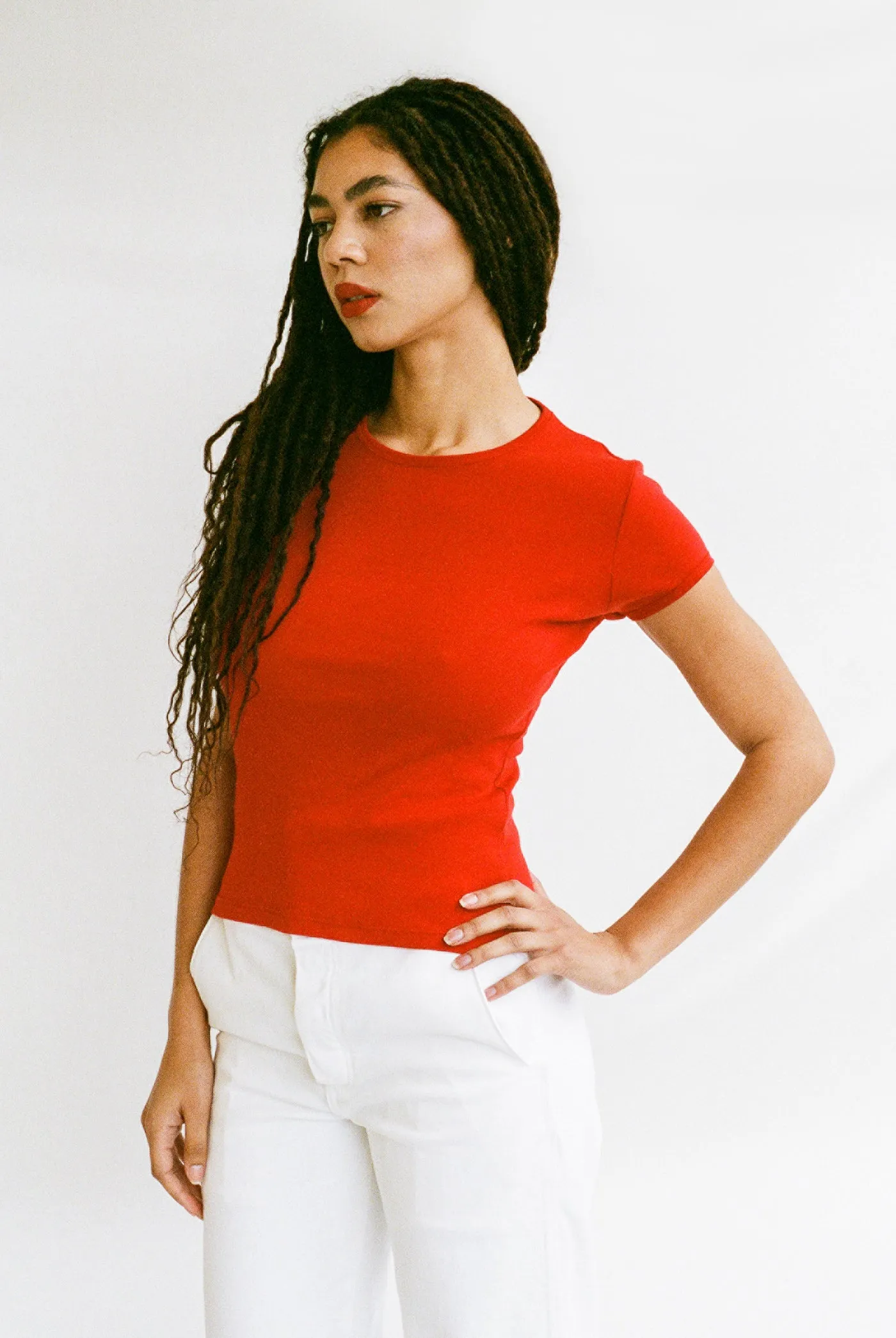 Bellevue Tee in Tomate