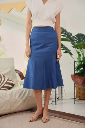 Berenice Midi Skirts in Denim