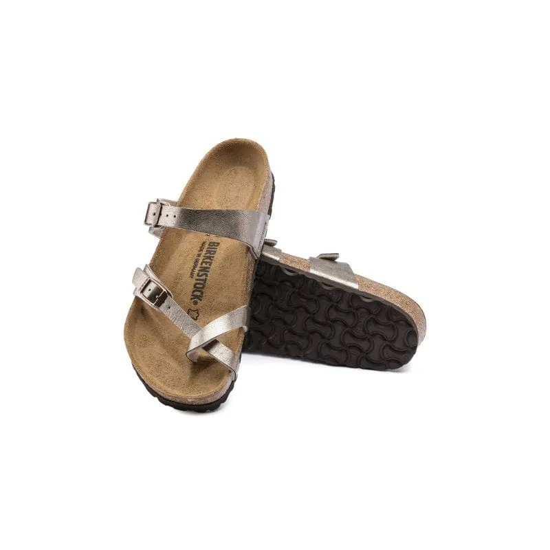 Birkenstock Womens Beige Mayari Birko Flor Sandal - 1016408