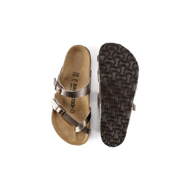 Birkenstock Womens Beige Mayari Birko Flor Sandal - 1016408