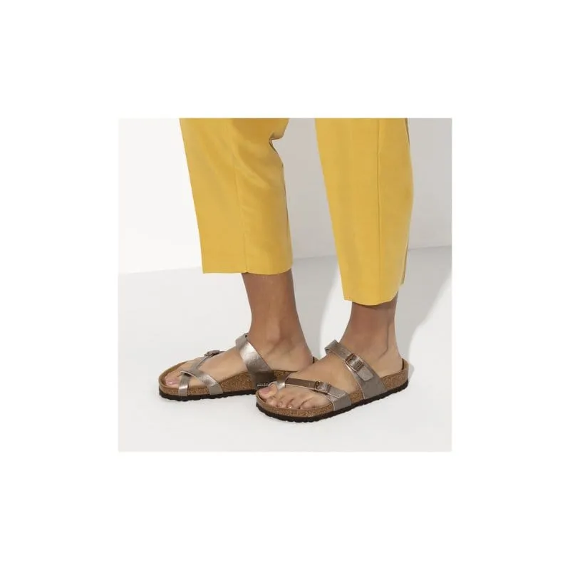 Birkenstock Womens Beige Mayari Birko Flor Sandal - 1016408