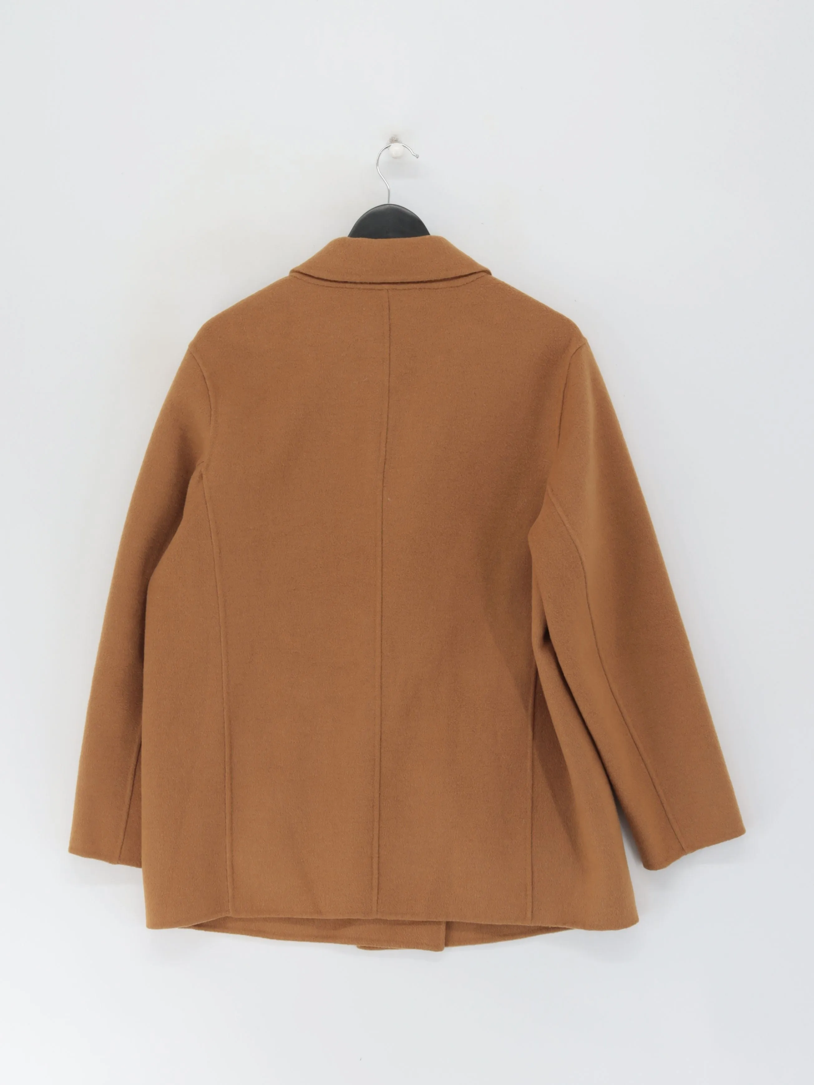 Boden Women's Coat UK 16 Brown Wool with Polyester