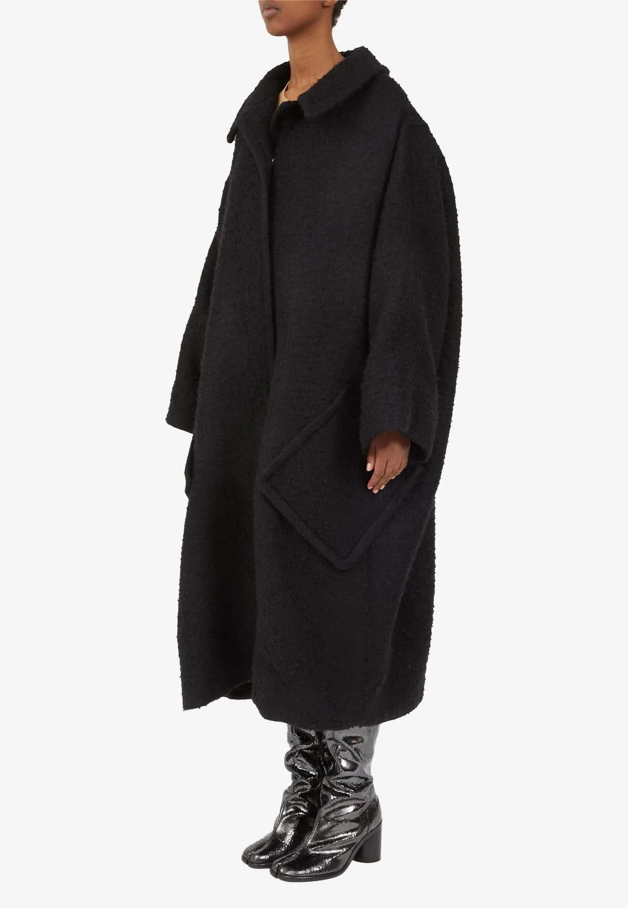 Bouclé Oversized Coat