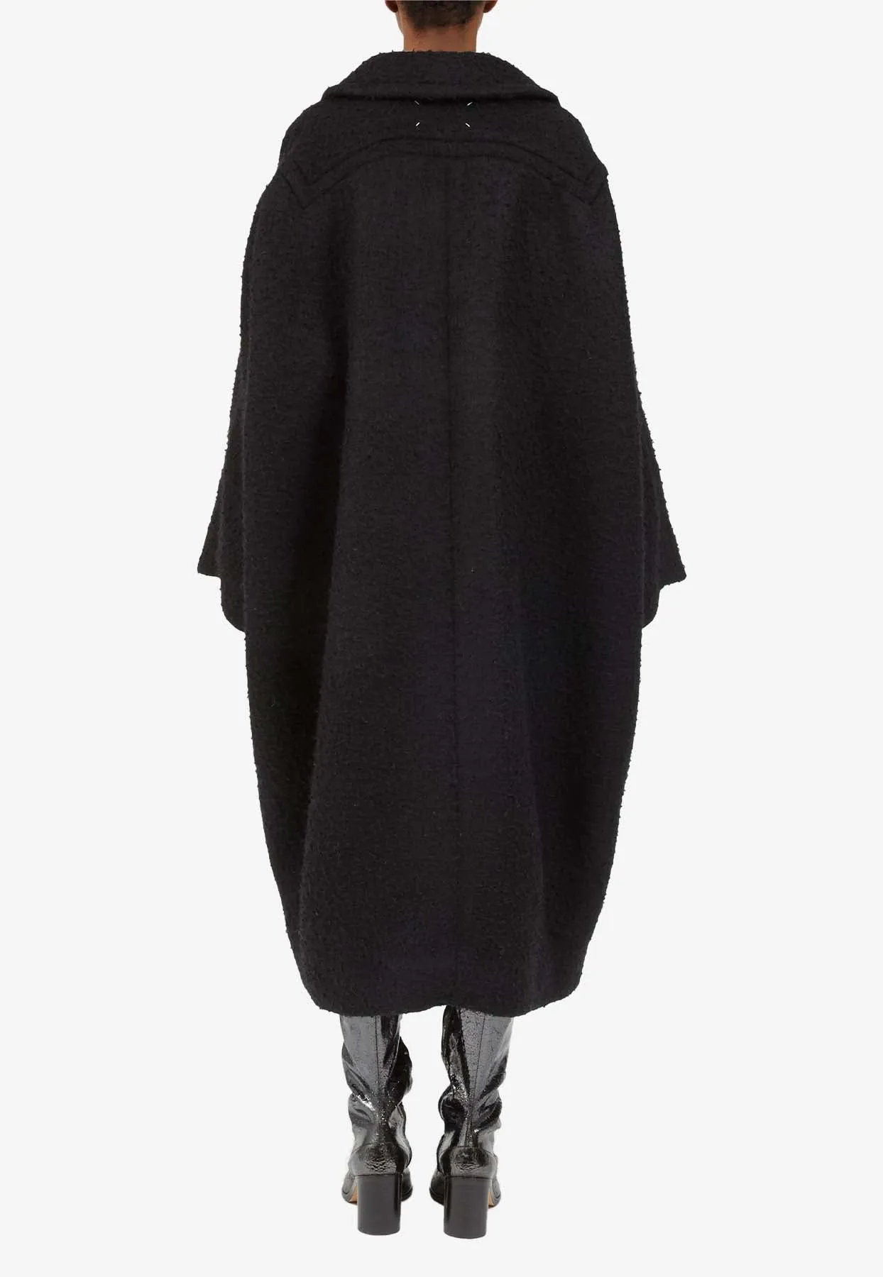 Bouclé Oversized Coat