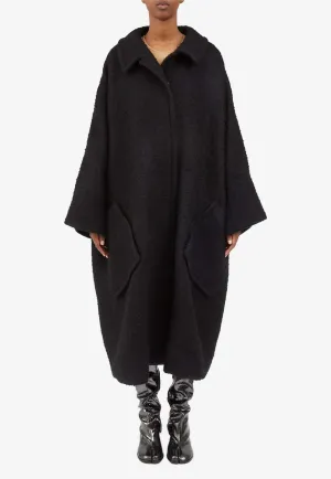 Bouclé Oversized Coat