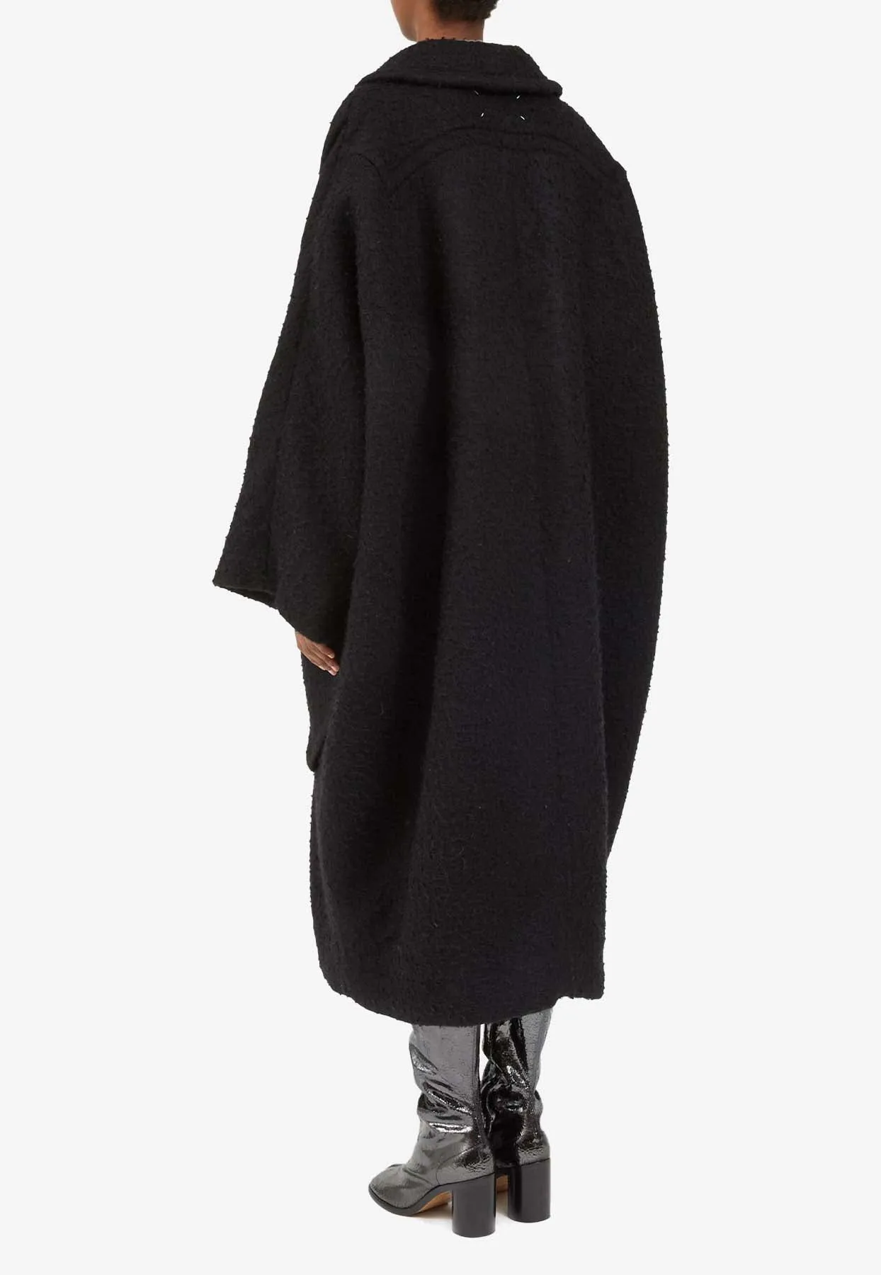Bouclé Oversized Coat