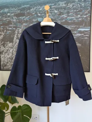 Brand New 100% Wool Coat Size 10-12 FREE SHIPPING High Quality Wool 154