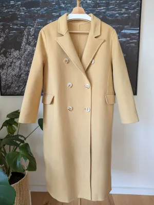 Brand New 100% Wool Coat Size L 14-16 FREE SHIPPING High Quality Wool 016