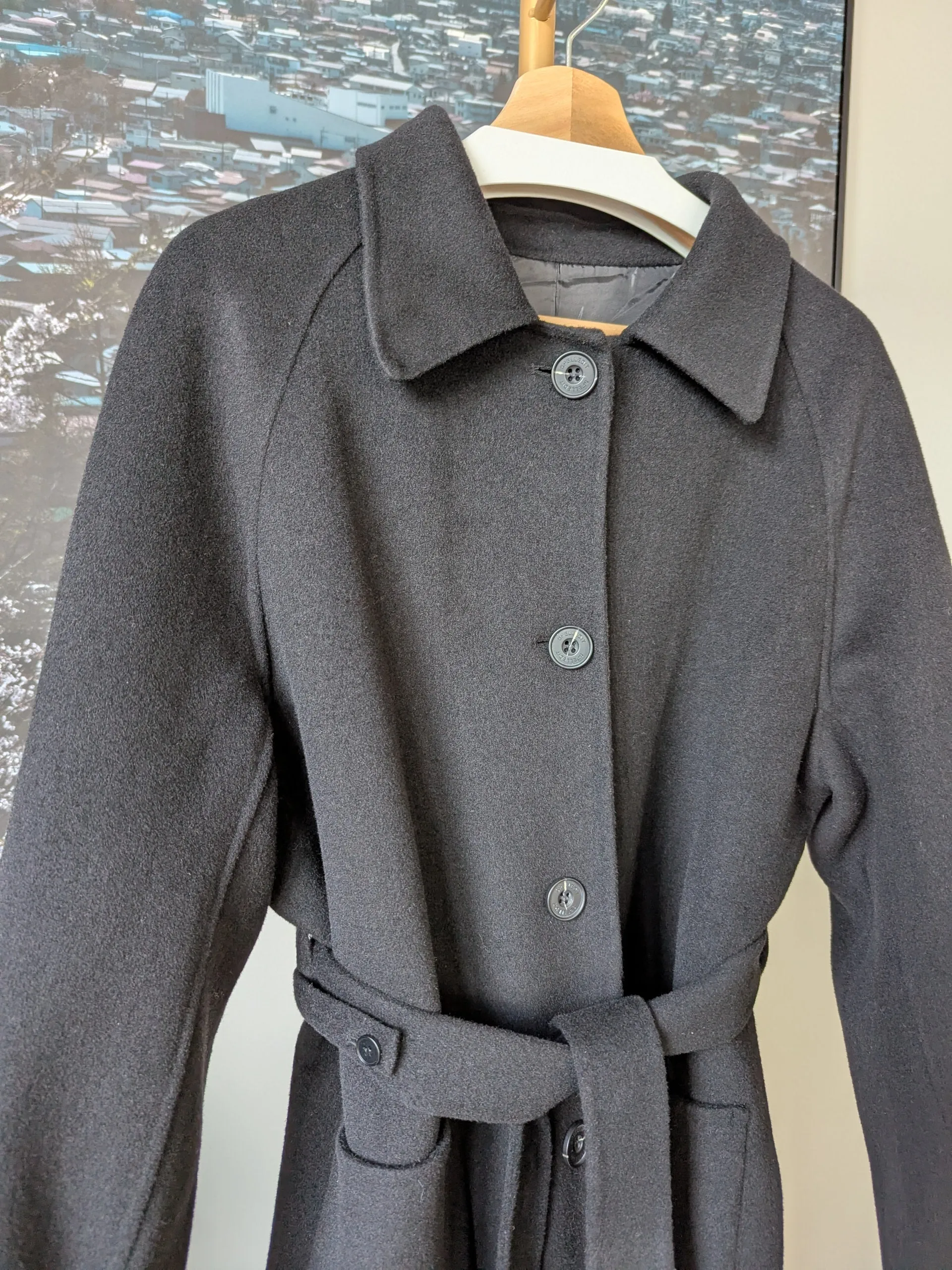 Brand New 90% Wool Coat Size 12-16 FREE SHIPPING High Quality Wool 058 Made in Korea