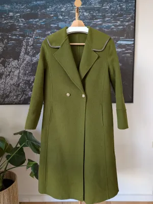 Brand New Cashmere & Wool Coat Size 6-8 FREE SHIPPING High Quality Wool 135