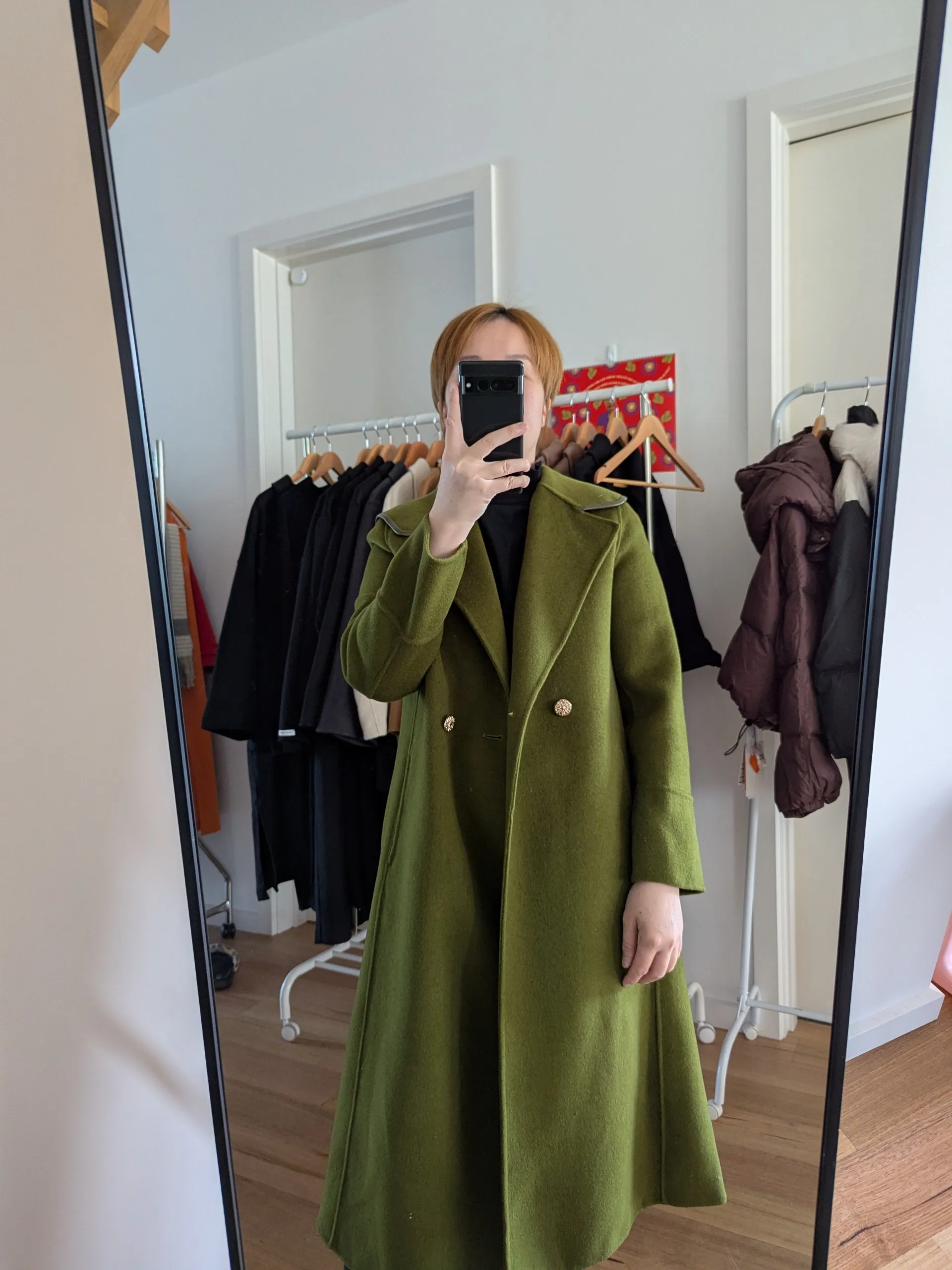 Brand New Cashmere & Wool Coat Size 6-8 FREE SHIPPING High Quality Wool 135