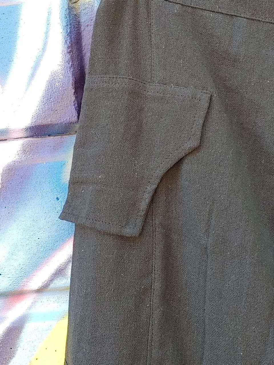 Buttoned Harem Pants