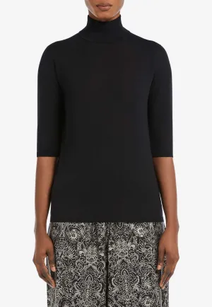 Cecina Turtleneck Wool Knit Top
