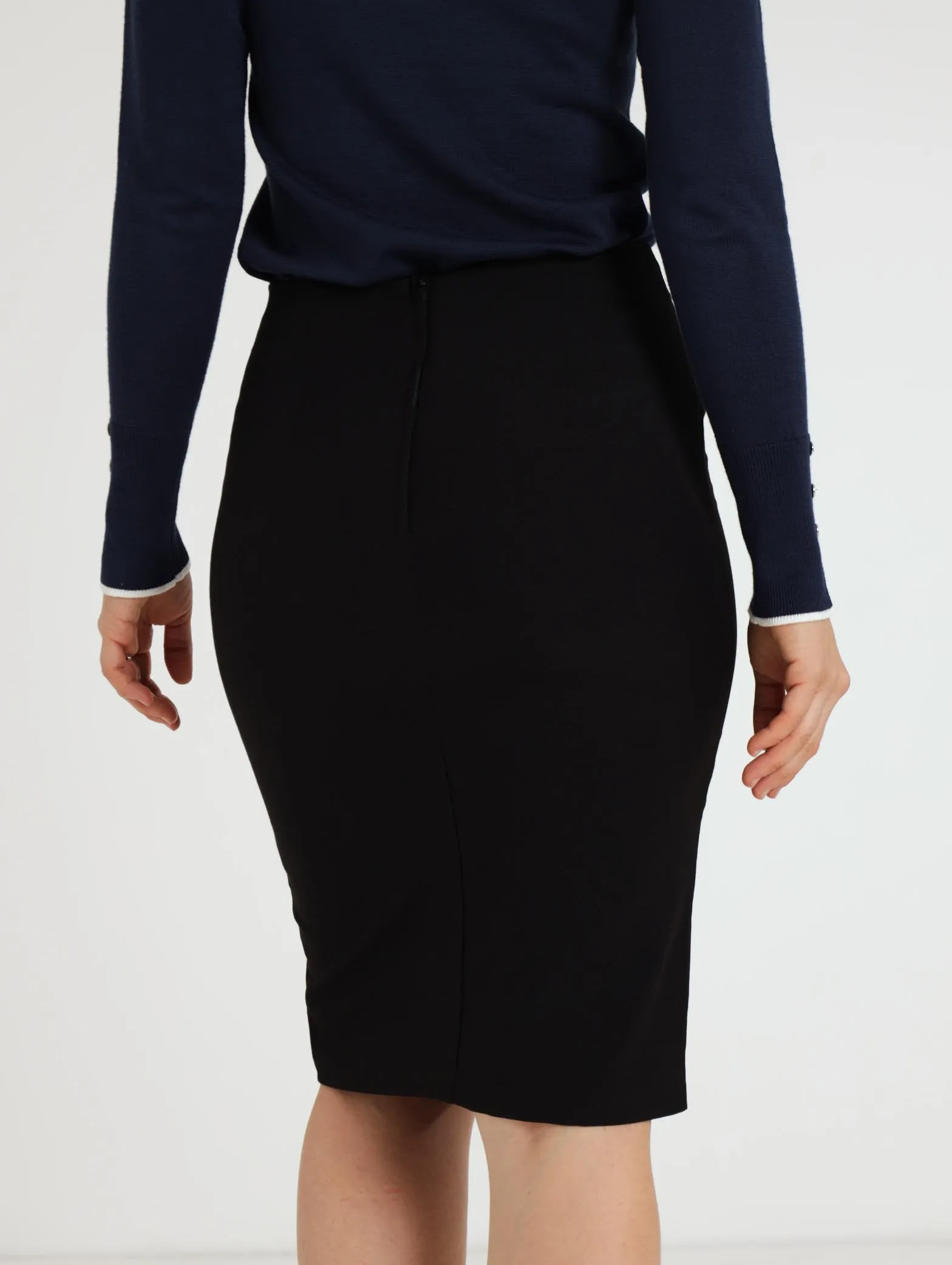 Classic Pencil Skirt - Black