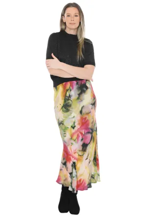 Cosmic Burst Slip Skirt in Multi