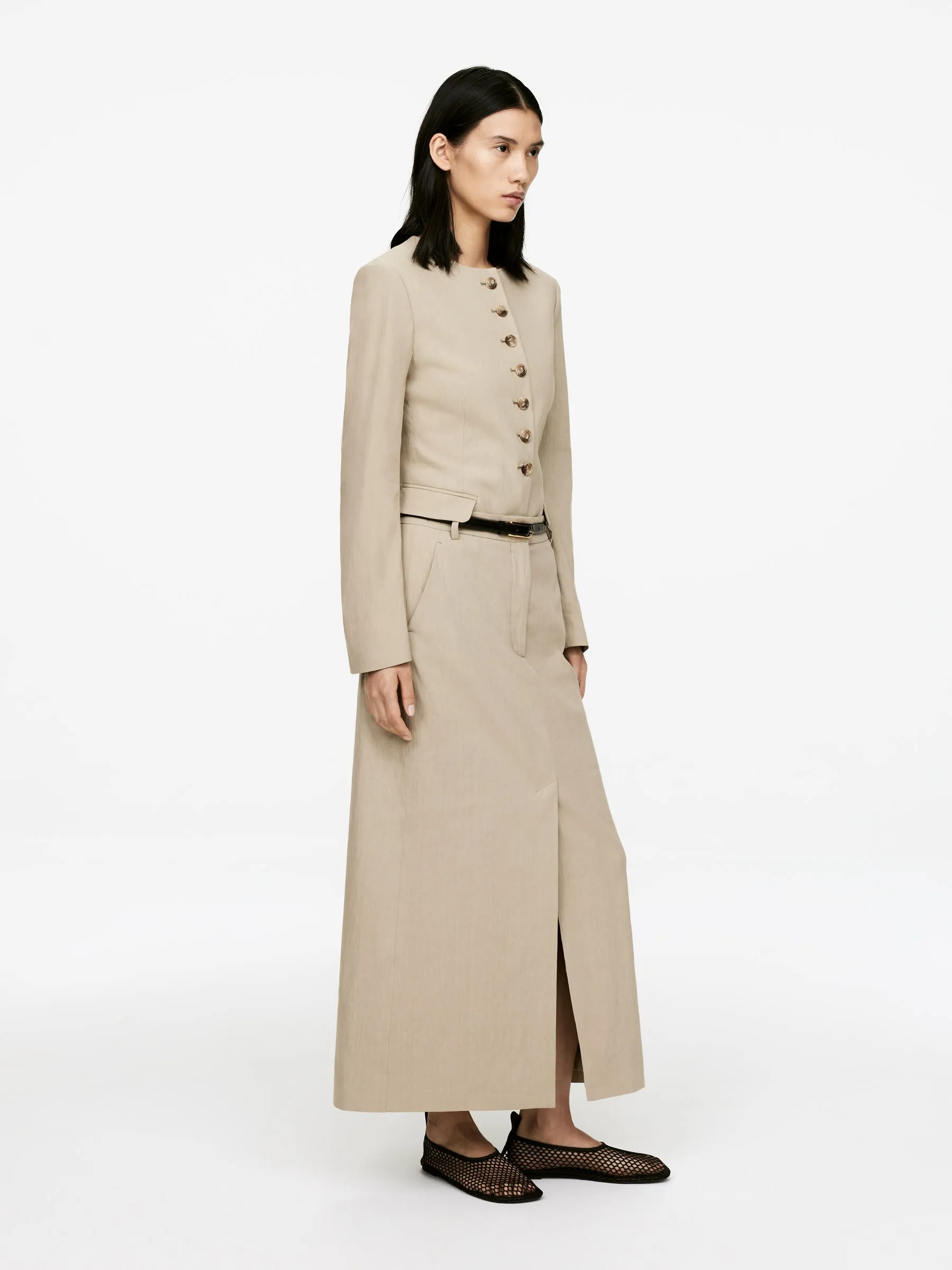 Cotton-Linen Skirt