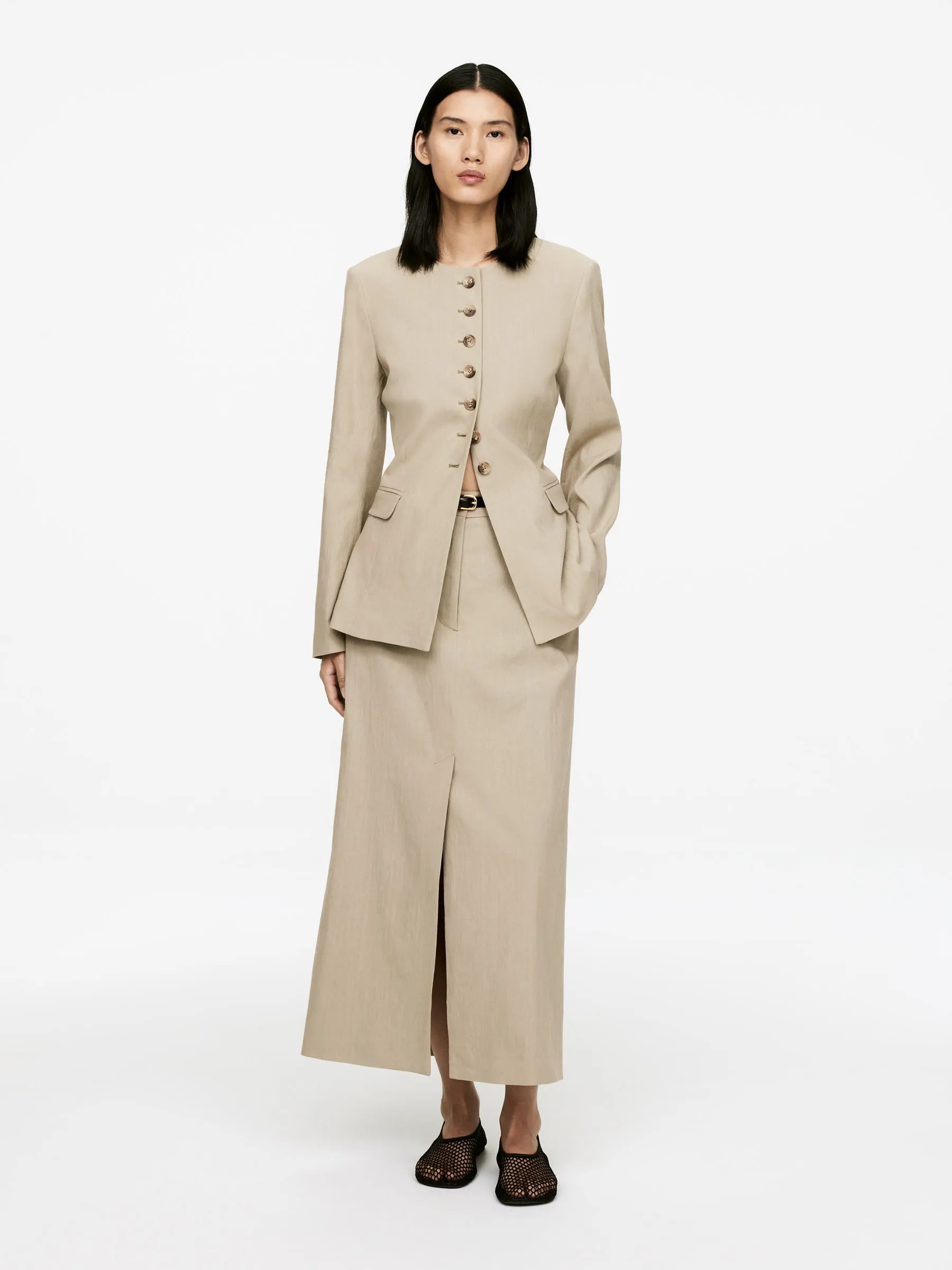 Cotton-Linen Skirt