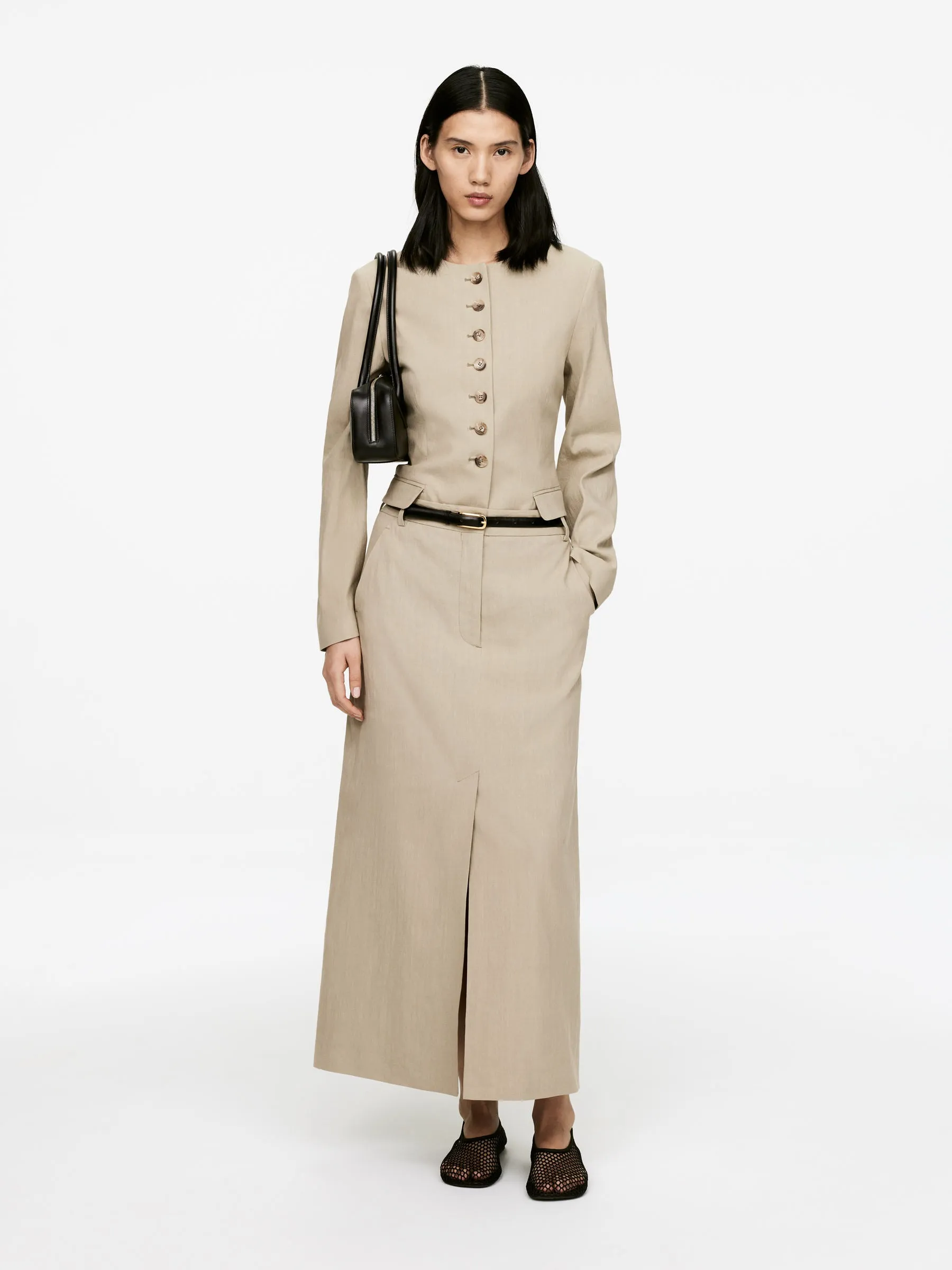 Cotton-Linen Skirt