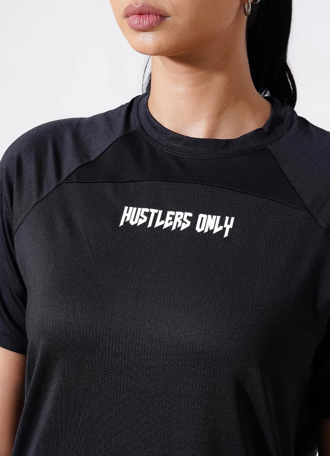 Crest Cardio Tshirt - Jet Black